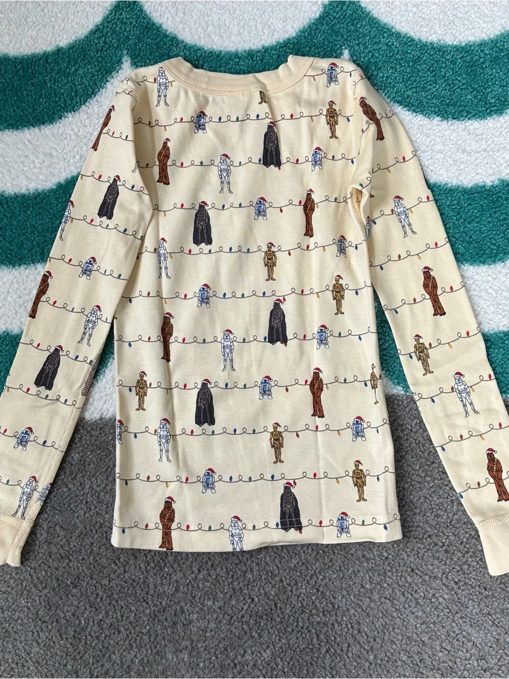 Hanna Andersson x Star Wars Christmas Pajamas (Cream/Multi) Size 8